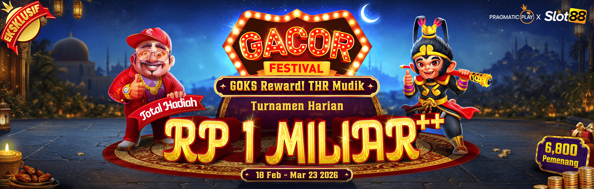 SLOT88 X PP - GACOR FESTIVAL: SLOT VIP TOURNAMENT